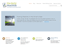 Tablet Screenshot of dailypracticeblog.com